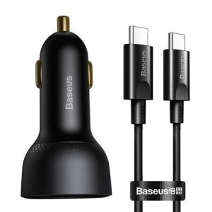 Baseus Caricabatterie auto USB, USB-C, 100W